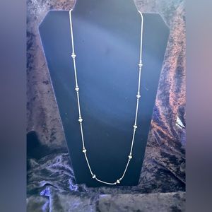 Gold Necklace with spacing beads